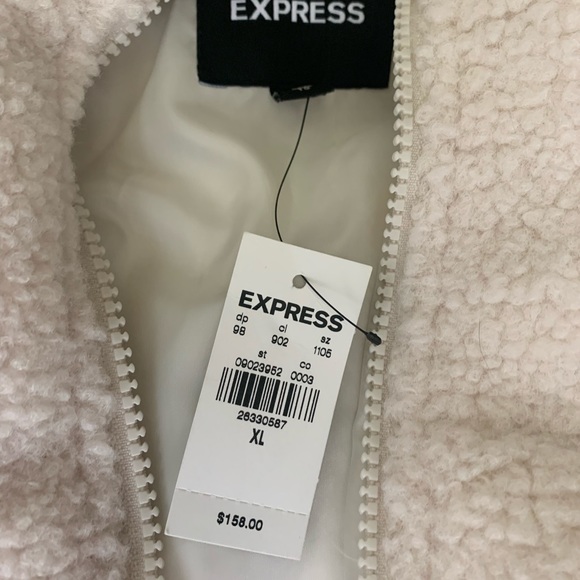 Cozy Cropped Sherpa Puffer Jacket - Picture 3 of 4